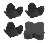 Veemoon 200 Pezzi Vassoi di Carta per Cioccolatini e Tartufi Neri, Involucri per Dolci Ecocompatibili, Pirottini per Decorazioni di Caramelle, Confezione Pratica per Uso in Cucina e Feste