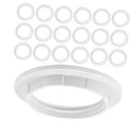 Veemoon 20pezzi Anello Riduttore Paralume Adattatore Per Portalampada Di Ricambio Per Lampadari Kit Di Riparazione Per Lampade Da Tavolo