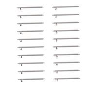 Veemoon 20pezzi Barra Acciaio Resistente Molla Sgancio Rapido Per Cinturino Orologio Perni Per Cinturini in Acciaio