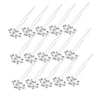 Veemoon 20pezzi Forcine Floreali Con Per Sposa Accessori Per Con Design Fiato Di Ragazza Fermagli Per Leggeri e Robusti Per Acconciature Raccolte