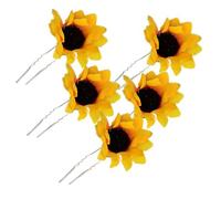 Veemoon 20pezzi Forcine per Capelli Forma di Girasole e Margherita in Tessuto Morbido per Chignon e Code di Cavallo Accessori per Capelli Fatti Mano per Feste e Look Casual