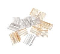 Veemoon 20pezzi Pettini Laterali in Metallo per Capelli Pettini per Velo in Metallo Fermagli per Forcine per Capelli da Sposa per Donna da Sposa Decorativi per Velo