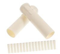 Veemoon 20pezzi Pz Coprigoccia in Plastica Per Lampadari Maniche Antigoccia Resistenti Coperture Portalampada Bianche Per Sostituzione e Decorazione Villa Compatibili Con Candelabri Crysta