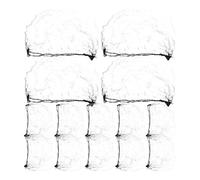 Veemoon 20pezzi Reti Capelli Invisibili in Nylon Con Bordi Elastici Rete Traspirante e Morbida Per Chignon e Ballerine Supporto Sicuro Per Parrucche e Acconciature Professionali