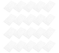 Veemoon 20pezzi Stencil di Plastica Riutilizzabili Lettere Simboli Numeri e Modelli di Alfabeto per Dipingere su Legno Pareti Tessuto Roccia Vetro Segnaletica Quaderno Diario Album di Rita