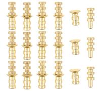 Veemoon 24 Pezzi Connettore Per Perni Da Scrivania Perni Per Cassetti Bulloni Da Tavolo Allineamento Metallo Per Tavoli Tavolo Metallo