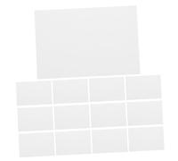 Veemoon 25 Pezzi Carte Segnaposto Cartoncino Bianco Spesso per Matrimonio Compleanno Ristorante Cartellini Scrivibili e Stampabili per Gestione Eventi