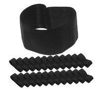 Veemoon 25 Pezzi Cinghia del braccio in lutto bracciali neri per il lutto fascia nera per il lutto bracciale della memoria fascia da braccio per il funerale poliestere Black