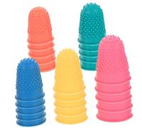 Veemoon 25 pezzi Protettivi Antiscivolo Gomma Copridito Riutilizzabili per Cucina Giardinaggio e Lavoro Manuale Materiale Resistente e Sicuro Facili Lavare Colore Casuale Colore Casuale