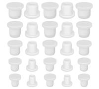 Veemoon 25 Tappi per Saliera e Pepiera in Silicone Riutilizzabili, Guarnizioni Ermetiche Multi-diametro 11-16 Mm, Tappi di Ricambio per Barattoli e Bottiglie Spezie, Protezione