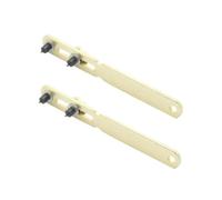 Veemoon 2pezzi Apri-cassa Portatile per Orologi in Metallo Vite Strumento di Riparazione Due Ganasce per Aprire Coperchi Orologio Adatto Orologi Fino