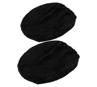 Veemoon 2pezzi Coperchio in Velluto Morbido per WC da Bagno Fodera Allungata per Coperchi Rotondi e Oblunghi Lavabile in Lavatrice Protezione Igienica e Decorativa per Toilette