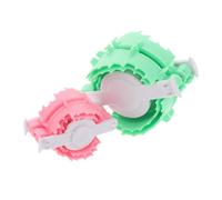 Veemoon 2pezzi Creare Pompon Forma di Cuore Strumenti in Plastica per Progetti Fai da Te Filati Kit per Lavorare Maglia e Uncinetto Forniture per Ornamenti di Pompon