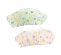 Veemoon 2pezzi Cuffia da Doccia per Capelli Fascia Elastica Realizzata in Pvc e Spugna per Doccia Trattamenti Capelli e Spa in Blu e Giallo