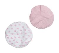 Veemoon 2pezzi Cuffia da Doccia Riscaldata Elastica Cuffia da Doccia Decorativa Multiuso Copricapo da Bagno per Viaggio Adatta Diverse Circonferenze della Testa