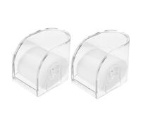 Veemoon 2pezzi Custodie Piccole Per Orologi Da Viaggio Scatola Trasparente in Acrilico Organizer Robusto e Durevole Per Orologi Uomo e Donna Portaorologi Per Esposizione e Conservazione