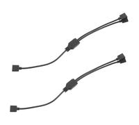 Veemoon 2pezzi Estensione Argb Pin Splitter Per Sincronizzazione Multidispositivo Per Gaming Ventole Argb e Coolers Cpu Trasmissione Stabile e