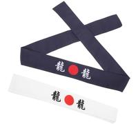 Veemoon 2pezzi Fascia Per Giapponese Karate Fascia Per Yoga e Per Per Materiale Assorbe Sudore