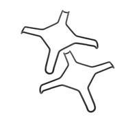 Veemoon 2pezzi Grate Inossidabile Antiscivolo Per Wok Compatibile Gas e Utensili