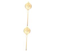 Veemoon 2pezzi Pendulum Clock Movement Metal Pendulum Replacement for Wall Clocks Design e Facile Installare Accessori per Riparazione Orologi Lucentezza