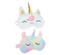 Veemoon 2pezzi Per Dormire Design e Confortevole a Forma Di Unicorno Per Bloccare La Luce Indesiderata e Promuovere Un Sonno Tranquillo e Ristoratore Per Donne e Uso Personale