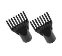 Veemoon 2pezzi Pettine Per Asciugacapelli in Plastica Resistente Ugello Per Styling Dei Capelli Accessorio Per Asciugacapelli Distribuzione Uniforme Per Uso Domestico Barbiere