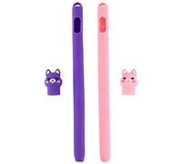 Veemoon 2pezzi Silicone Protective Sleeve for Pencil Non- Easy to Install Drop Compact Design