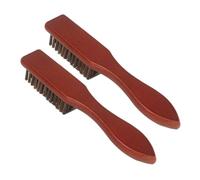 Veemoon 2pezzi Spazzola Per Barba Uomo Pz Set Di Spazzole in Legno Per Cotonare Pettine Per Barba Per Styling Capelli Baffi e Viaggi