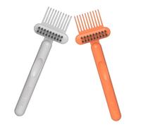 Veemoon 2pezzi Spazzola Per Pulizia Dei Capelli Kit Di Pulizia Per Pettini Strumenti Per Delle Spazzole Pratica e Robusta Adatta Per Completa Di Cuscini e Setole