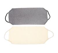 Veemoon 2pezzi Spazzolino Esfoliante Per Doccia Spazzolino Esfoliante Per Schiena Per Donne e Uomini Per Corpo Lavabile in Lavatrice Materiale in Nylon Testurizzato Design Lungo Doppi Mani