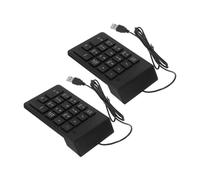 Veemoon 2pezzi Tastiera Usb Portatile Per Laptop e Pc Per Contabilità e Finanza e Facile Usare