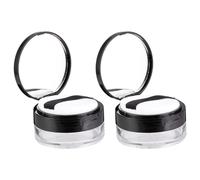 Veemoon 2sets Scatola Vuota Per Polvere Viso Piccola Custodia Per Polvere Viso Porta in Design Rete Elastica Scatola Per Trucco in