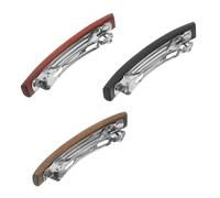 Veemoon 3 Fermagli per Chioma in Legno di Sandalo 7 Cm - Fermagli Minimalisti Leggeri e Confortevoli lo Styling - Accessori per Chioma da Donna Presa Sicura per Uso Quotidiano e