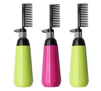 Veemoon 3 pezzi Bottiglia Dosatrice con Pettine per Tintura Capelli Applicatore con Spazzola per Distribuzione Uniforme e Protezione del Capelluto per Uso Professionale e Domestico