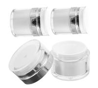 Veemoon 3 Pezzi Dispenser Per Cosmetici in Crema Per Trucco Bottiglia Vuota Per Campioni Di Barattoli Portatili Per Lozione Doppio Livello