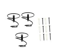 Veemoon 3 pezzi Portabottiglie da Parete in Ferro Spirale Espositore Moderno e Robusto per Vino e Bottiglie Varie Design Modulare Facile da Assemblare per Cantinetta e Decorazione Muro