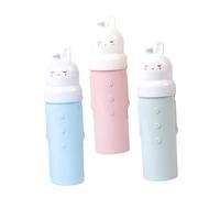 Veemoon 3 pezzi Portacoltelli e Tazze per Spazzolino Viaggio Contenitori Portatili Design Carino e Pratico per Viaggi Colore Casuale Colore Casuale