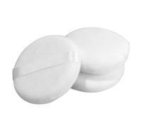 Veemoon 3 pezzi Puff Rotondo in Lavabile Grande per Talco Vellutato per Polveri Libere e Fissaggio Makeup Skin Care