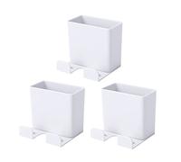 Veemoon 3 Pezzi Supporto a Muro Per Telecomando e Smartphone - Organizer Da Parete Per Ricarica e Storage - Design Moderno e Funzionale