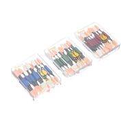 Veemoon 30 Pezzi Applicatori Ombretto Doppia Punta in Spugna Latex per Occhi Pennelli Sfumatura Compatti per Sopracciglia Eyeliner e Ciglia Strumenti Makeup Portatili per