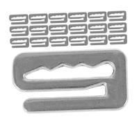 Veemoon 30 pezzi Clips con Fibbia Regolabile per Mantelle Parrucchiere e Resistenti Fermagli per Bottoni e Accessori Adatti per e