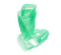 Veemoon 30 Pezzi Copertura a Maglia per Infusione in Plastica Verde, Riutilizzabile, per Bottiglia di Soluzione Fisiologica 500Ml, Uso Ospedaliero