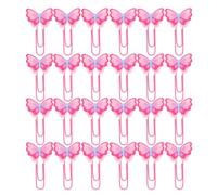 Veemoon 30 Pezzi Graffetta Per Fogli Segnalibri a Farfalla Da Donna Titolare Della Pagina Del Libro Graffette