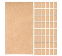 Veemoon 300 Pezzi Pezzi di Carta Kraft Marrone Scrivibile Mini per Messaggi di Auguri Design Vintage Elegante, per Decorazioni e Celebrazioni come Compleanni e Anniversari