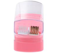 Veemoon 30Fori Stoccaggio per Teste Trapano per Unghie con Custodia per Strumenti Manicure Organizer Compatto per Nail Art per Casa e Salone