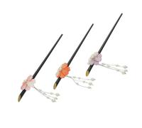 Veemoon 3pezzi Bastoncini per Capelli Giapponesi in Acrilico con Fiori di Ciliegio Accessori per Capelli Cinesi Forcina Retro Stile Orientale