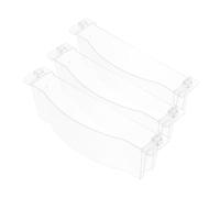 Veemoon 3pezzi Contenitore Per Grasso in Plastica Vaschetta Raccogli Olio Per Cucinare Contenitore Per Olio Di Ricambio Leccarde Per Fornelli Vassoio Di Raccolta Del Grasso