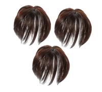 Veemoon 3pezzi Extension per Capelli per Donne Capelli Radi per Aggiungere Volume Design Pratico per Applicazione Facile e Confortevole Realizzate in Fibra Chimica Resistente