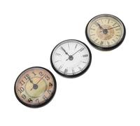 Veemoon 3pezzi Inserto per Orologio Rotondo da Movimento al Quarzo Ad Alta Precisione con Numeri Meccanismo Facile da Installare per Progetti Fai da Te Decorazione per Ingranaggi di Orolog