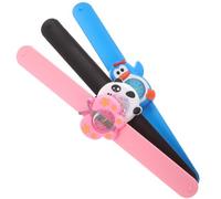 Veemoon 3pezzi Orologio Polso Per Ragazzo Cartoon Cinturino in Silicone e Arabi Chiari Per Apprendimento Facile Per Studenti